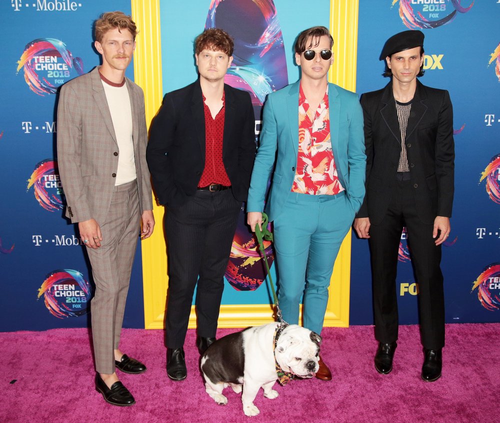 Pictured: Foster The People with at the Teen Choice Awards (in 2018) (Photo Credit: Ace Showbiz)